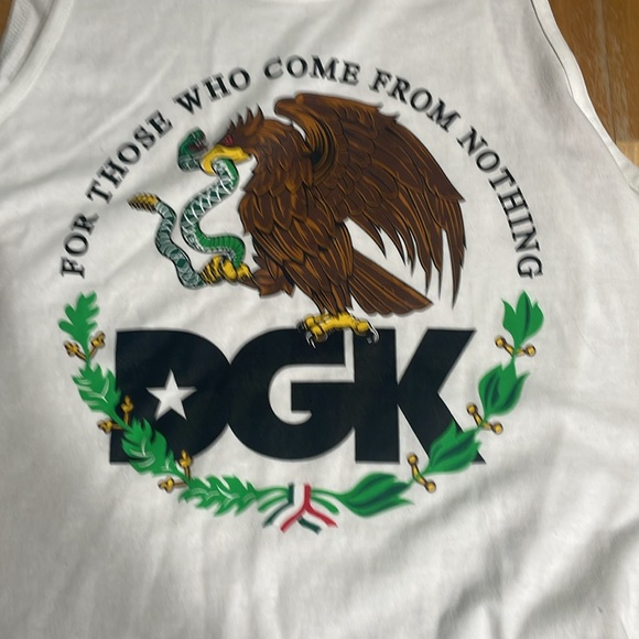 NWT DGK Familia White Tank Top - Picture 2 of 8